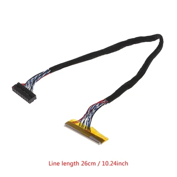 אוניברסלי לתקן 30 Pin 1ch 6bit LVDS Cable 26cm על 14.1-15.6 אינץ ' LCD Panel התמונה