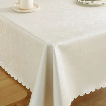 מפת שולחן עמיד למים, שמן חד פעמיות, נטו, אדום מלבני מעגל תה שולחן ארוחת הערב table_AN3677 התמונה
