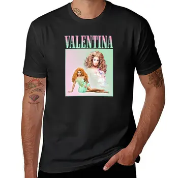 חדש ולנטינה וינטאג', רטרו, עיצוב טי-שירט, חולצה שרוול קצר לגברים גרפי החולצות. התמונה
