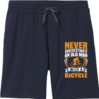 לעולם אל תמעיטו איש זקן עם אופניים MTB גברים מכנסיים קצרים לגברים קיץ כותנה בתוספת מותאמים אישית מגניב גברים מכנסיים קצרים התמונה