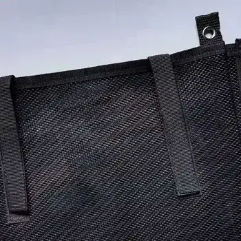 עמיד שחור ניילון סירת קיאק קאנו אחסון רשת פאוץ תיק ציוד בעל התמונה