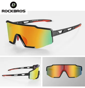ROCKBROS הרשמי משקפיים מקוטב Photochromic משקפיים מחשב עדשה TR מסגרת עם קוצר ראייה מסגרת משקפי רכיבה על אופניים התמונה