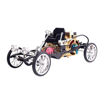 טק 200+ חלקים צילינדר יחיד מנוע מנוע דגם מתכת ייצור מכוניות מודל חינוכי צעצוע מתנות התמונה