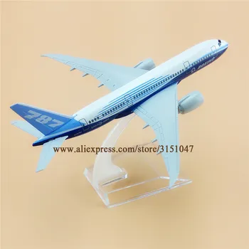 סגסוגת מתכת אב-טיפוס אויר בואינג 787 B787 איירליינס 1/400 מידה Diecast טיסה דגם מטוס דגם כלי טיס ילדים מתנות 16cm התמונה
