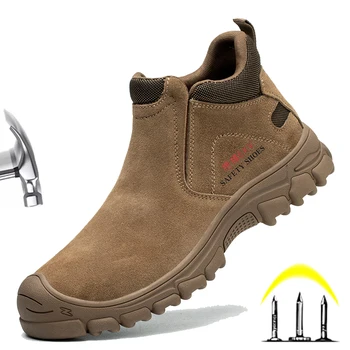 6KV בידוד נעלי בנייה מגפי עבודה אנטי-לרסק אנטי-ניקוב נעלי בטיחות גברים פלדה הבוהן מגפי נעליים בלתי ניתן להריסה התמונה
