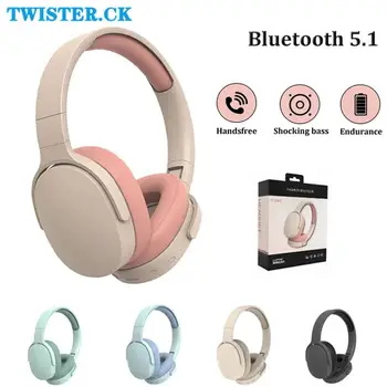 Bluetooth אוזניות Over Ear סטריאו HIFI אוזניות אלחוטיות כבד בס המשחק אוזניות TF/AUX נגן מוסיקה עם מיקרופון/רדיו מתנות התמונה