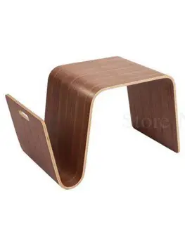 מעצב שולחן קפה פשוטה אופנה קפה סלון גדול מודרני יצירתי עץ מלא נורדי לצד שולחן קפה קטן שולחן התמונה