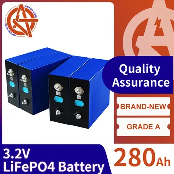 נטענת סוללת Lifepo4 280AH כיתה עגלת גולף LFP Batterie DIY 12V 24V 48V ליתיום ברזל פוספט הנייד של אנרגיה ביתית התמונה
