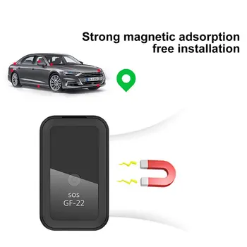 GF-22 מכונית Mini גשש GPS ברכב מאתר אנטי-אבוד הקלטה מכשיר מעקב עם שליטה קולית טלפון Wifi קילו AGP המיקום החדש. התמונה