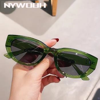 NYWOOH 2023 חדש בציר עיצוב מותג בנות עין חתול משקפי שמש נשים מסגרת יוקרה משקפי שמש נשיים UV400 התמונה