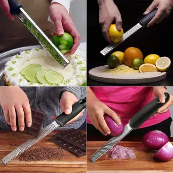 מגרדת גבינה נירוסטה לימון ירקות קולפן, מגררת מבצעה קל כלים פירות ירקות המסוק גאדג ' טים למטבח התמונה