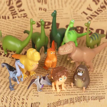 12Pcs/להגדיר את טוב דינוזאור PVC דמויות ארלו במקום הנרי בוץ מיני דגם צעצוע Brinquedos לילדים התמונה