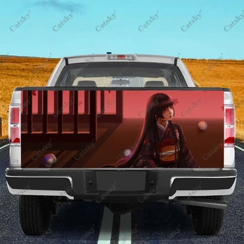 Jigoku Shoujo לעזאזל ילדה משאית מנגלים לעטוף מקצועי כיתה חומר אוניברסלי מתאים בגודל מלא משאיות עמיד התמונה