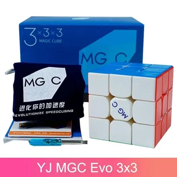 YJ לMGC EVO 3x3 מגנטי קוביות מהירות קסם פאזל Strickerless מהירות הקוביה 56mm רגיל מודיעין צעצועים לילדים התמונה