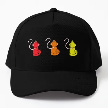 משולש זיקית - צבעים חמים כובע בייסבול צבאי טקטי כובע אנימה כובע מסיבת קצף כובעים דרבי כובע כובע נשים גברים התמונה