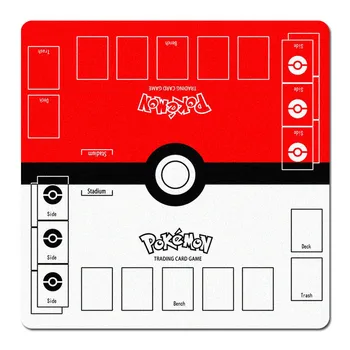 פוקימון כרטיס Playmat PTCG אביזרי שולחן המשחק קרב Arean Cleffa פיקאצ ' ו. כדור שחור משטח עכבר צעצועים לילדים התמונה