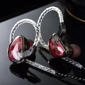 QKZ VK5 קווי Earbud נאמנות גבוהה רגיש ביטול רעש קל משקל 3.5 מ 