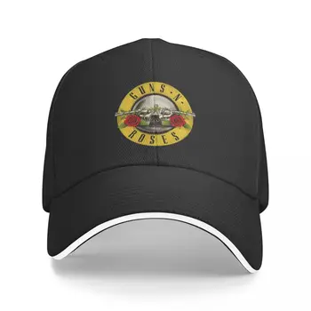Guns N Roses משאית כובעים סחורה אופנה מזדמן מצחיק כובע בייסבול עבור Mens Womens Casquette להתאים לכל גודל המתנה. התמונה