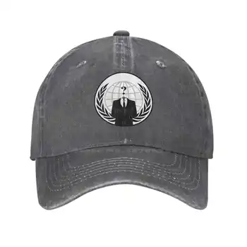 אנונימי לוגו מודפס גרפי מותג לוגו באיכות גבוהה ג ' ינס כובע סרוג כובע כובע בייסבול התמונה