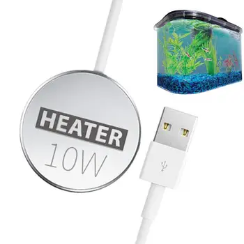 USB מיני אקווריום חימום מוט קטן, אקווריום 30 C טמפרטורה קבועה באקווריום דוד טבולות תרמוסטט תנור 10W התמונה