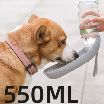 1pcs כלבים לצאת קומקום שותה מים נייד כוס שתייה מים מזין מחמד המלווה כוס מים בקבוק הליכה הכלב Supplie התמונה