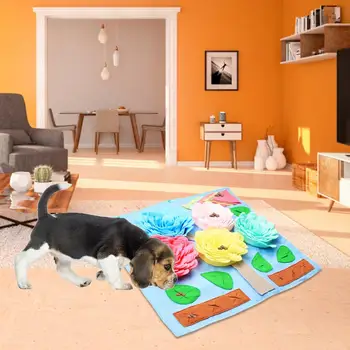 X60cm הכלב מרחרח מחצלת למצוא מזון הכשרה שמיכה חתול לשחק צעצועי כלב לחיות מחמד, בשביל להקל על הלחץ פאזל מרחרח Pad התמונה