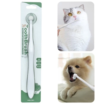 מחמד Toothbrushs כלבים ניקוי שיניים חתולים Toothbrushs כלבים Toothbrushs אוראלי התמונה