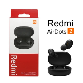 מקורי TWS Bluetooth AirDots 2 Wireless אוזניות Xiaomi Redmi טלפון ספורט אוזניות עמיד למים אוזניות עם מיקרופון אוזניות התמונה
