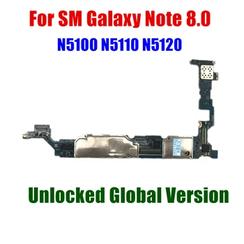 האיחוד האירופי גרסה עבור Samsung Galaxy Note 8.0 N5100 N5110 WiFi & 3G N5120 לוח האם המקורי סמארטפון ההיגיון Mainbaords מעגלים הרישוי. התמונה