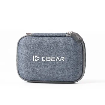 KBEAR פשתן במקרה אוזן אוזניות תיק אוזניות נייד תיבת אחסון אוזניות אביזרים עבור TRI 13 pro KS1 KS2 אוזניות מקרה התמונה