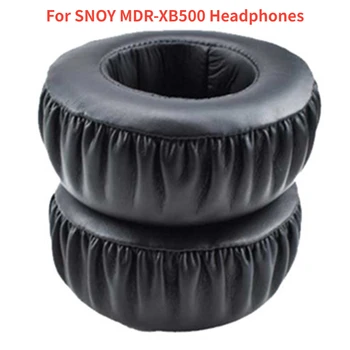 החלפת זיכרון קצף כרית Earpads על SNOY MDR-XB500 אוזניות מתאים אוזניות באיכות גבוהה שחור אוזניות אביזרים התמונה