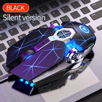 ארגונומי קווי עכבר המשחקים RGB אילם העכבר LED Backlit 3200dpi 6 לחצן USB מכני Mause על מחשב נייד מחשב גיימר התמונה