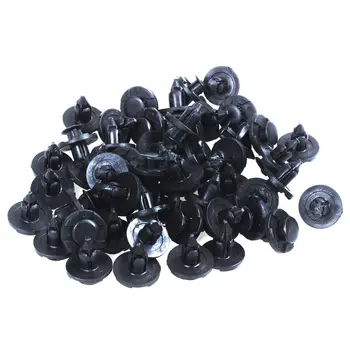50 x קליפ פלסטיק שחור פנדר Mudguard על ניסן Teana Tiida התמונה