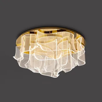 אור יוקרה בסגנון השינה מנורת תקרה העיקרית אור מעצב יצירתי חדר פשוט אישיות מדריך הסלון לחדר האוכל מנורות התמונה
